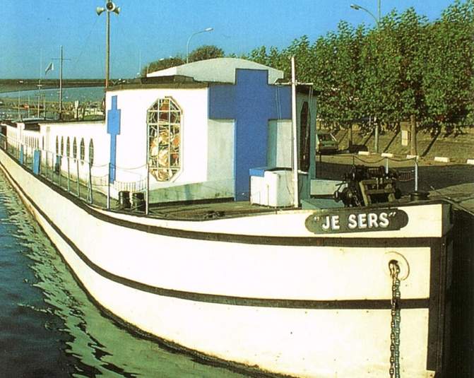 Conflans-Sainte-Honorine - Chapelle Bateau-chapelle « Je Sers » (Paroisse Fluviale « Je Sers »)