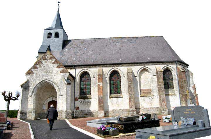 Sains-lès-Pernes - Église Sainte Berthe