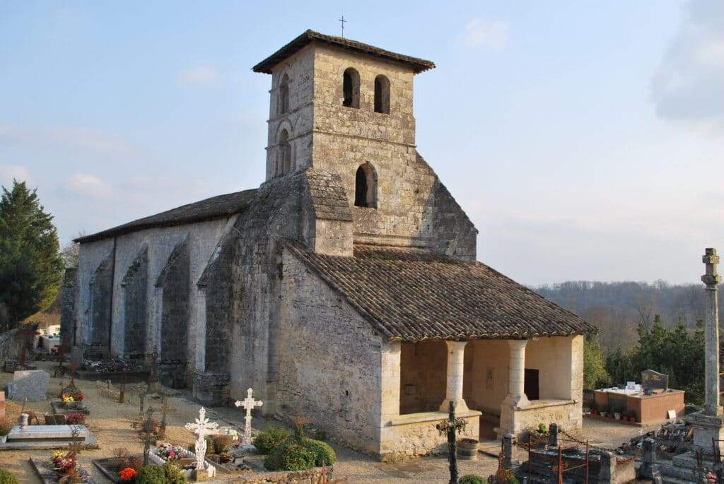 Saint-Aubin-de-Branne - Eglise Saint Aubin de Branne