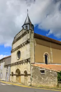 Sauzé-Vaussais - Église Sauzé-vaussais (Sainte-radegonde)