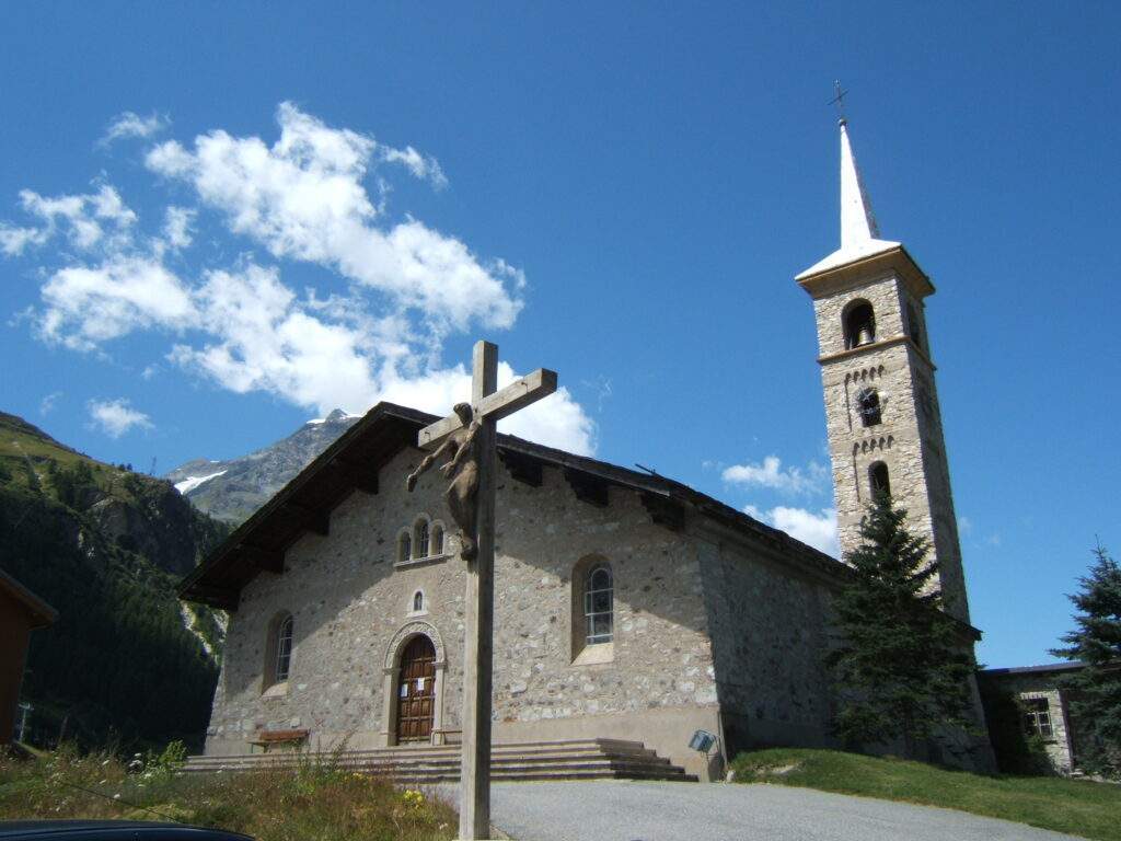 Tignes - Église Chapelle de Tignes 1800 (Tignes Les Boisses )