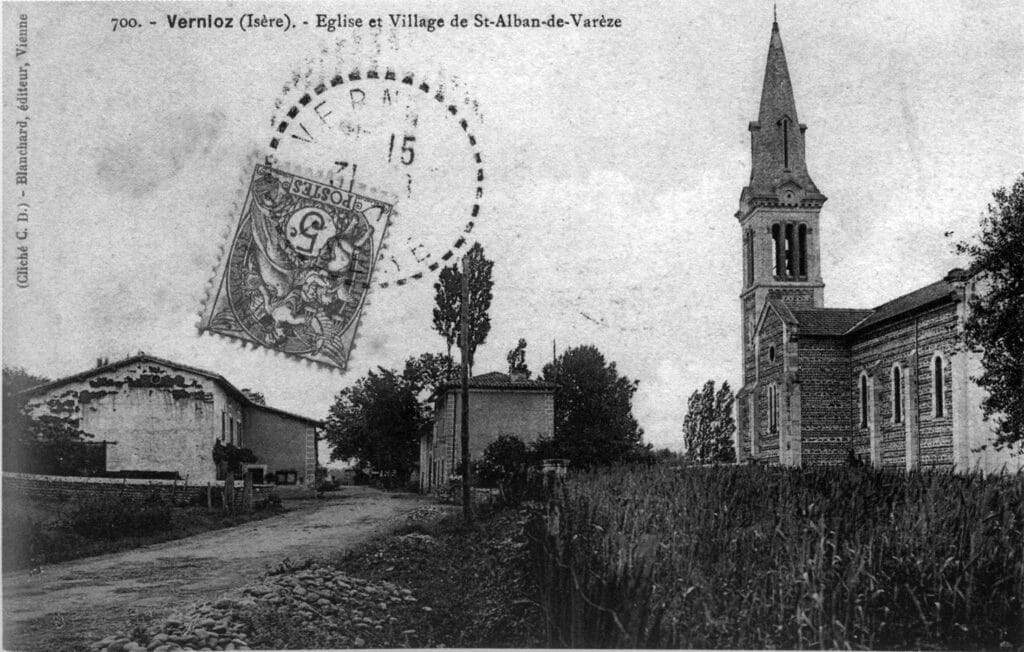 Vernioz - Eglise À Saint Alban